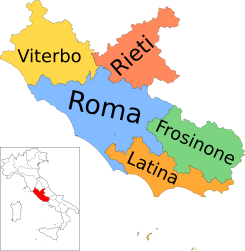 Lazio – Mappa