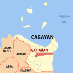 Peta Cagayan dengan Gattaran dipaparkan