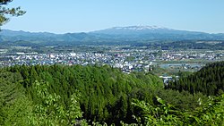 Panorama view of downtown Kitaakita