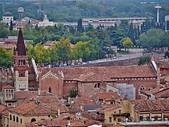 Nordseite vom Torre dei Lamberti