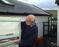 Kenneth King, outside Straid Studio-Gallery