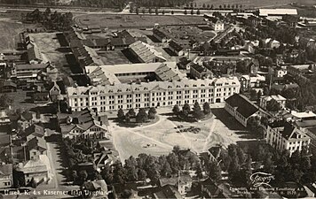 Norrlands dragonregemente (K 4) i Umeå, 1934.