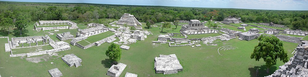 Panorama von der Pyramide des Kukulcán