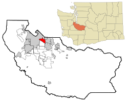 Location of Fife, Washington