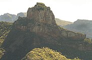 Bentayga as seen from Artenara.