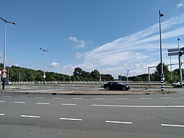 Overzicht over brug 490 richting het noorden (juli 2021)