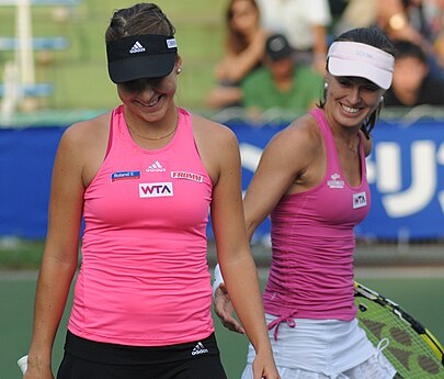 Belinda Bencic & Martina Hingis, 2014