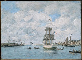 Port du Havre, 1873 Musée des Beaux-Arts (Boston)[88]