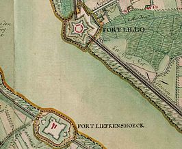 Fort Liefkenshoek. Ferraris 1775.