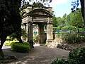 Stone portico entrance