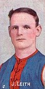 Jack Leith played 133 matches for Melbourne from 1897 to 1912 including the 1900 premiership