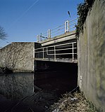 Onderaanzicht westelijke sluis; februari 2003.