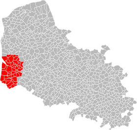 Localisation de Communauté d'agglomération des Deux Baies en Montreuillois