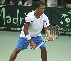 Cecil Mamiit při Davis cupu 2008