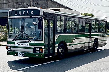 三井E&S送迎バスとなる3106号車