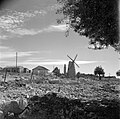 Yemin Moshé en 1948, après l'explosion du moulin de Montefiore