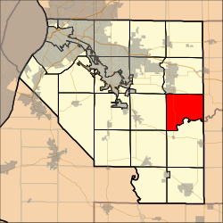 Location in St. Clair County