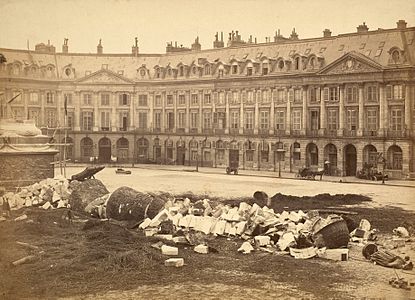 Remains of the column in the Place Vendome