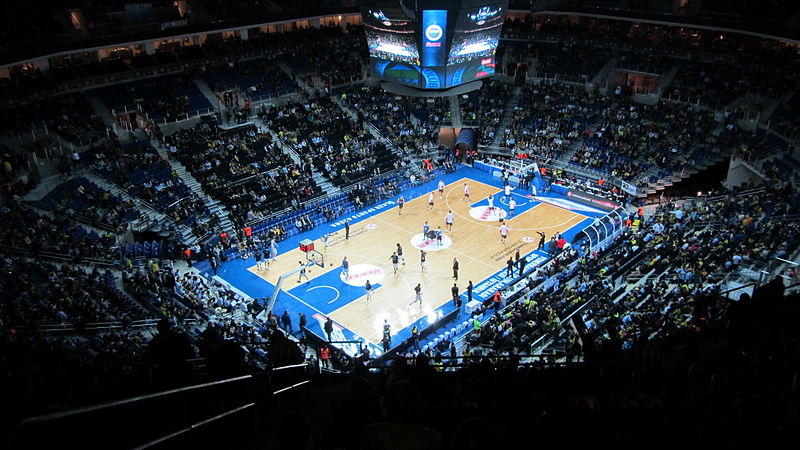 Ülker Sports and Event Hall. Thuisbasis van het herenbasketbalteam (Fenerbahçe Ülker) van Fenerbahçe