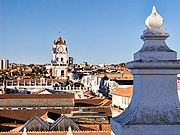 Iconic bell tower of the Metropolitan Cathedral