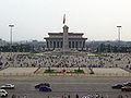 Praça de Tiananmen, onde ocorreram os manifestações.