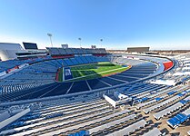 Highmark Stadium wide-angle in December 2023