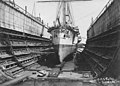 SMS Falke in the floating drydock Bermuda in 1903