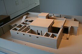 Model of an Ancient Egyptian house with windcatcher, Roemer- und Pelizaeus-Museum Hildesheim