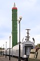 Image 52Soviet RT-23 Molodets ICBM launch train, in the St Petersburg museum (from Railroad car)