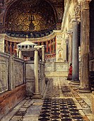 Chiesa San Clemente, Rome, 1863, Opus XIX (19). Olieverf op doek. Fries Museum, Leeuwarden