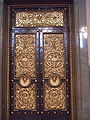 Internal door, Main Hall, St. George's Hall, Liverpool