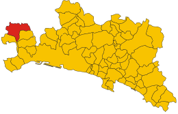 Rossiglione – Mappa