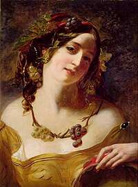 A Bacchante by William Etty