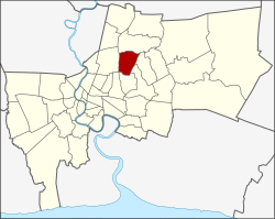 Khet location in Bangkok