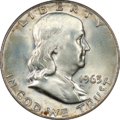 ½ dólar (A/) "Franklin" 1948-1963.