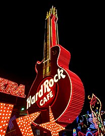 Guitar sign from a local Hard Rock Cafe