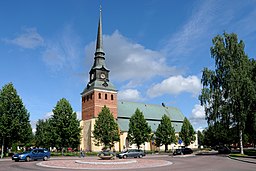 Mora kyrka i augusti 2010