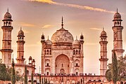 Bibi Ka Maqbara tomb in Aurangabad, Maharashtra, built by Mughal emperor Aurangzeb's son Azam Shah for his mother.