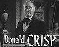 Donald Crisp.