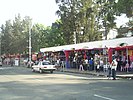 Mercadillo o tianguis en San Cristóbal Ecatepec (México)