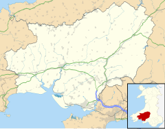 Newcastle Emlyn is located in Carmarthenshire