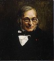 Portrait du philosophe français Adolphe Franck, Öl auf Leinwand, 1878, 54 x 49 cm, Paris, Musée d’Orsay