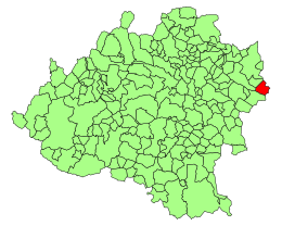 Beratón – Mappa