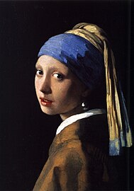 La joven de la perla (1665), de Jan Vermeer, Mauritshuis, La Haya.