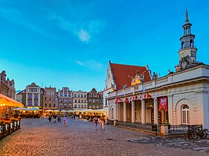 De Oude Markt bij nacht