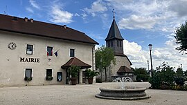 Town Hall and Catholic Church