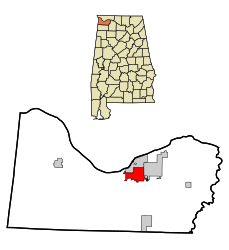 Tuscumbia – Mappa