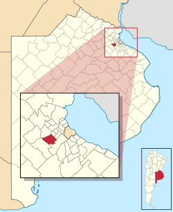 location of Merlo Partido in Gran Buenos Aires