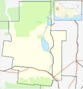 Netherby is located in Shire of Hindmarsh