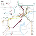 Tramlijnen te Kassel (situatie: maart 2020)